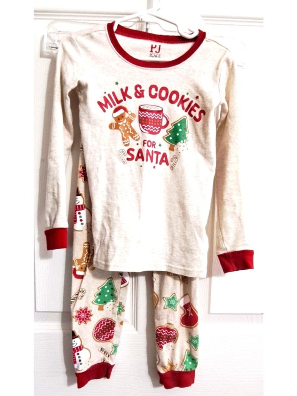 PJ Place Children's 5T Multicolor 2-Piece Pajama Set Holiday Christmas